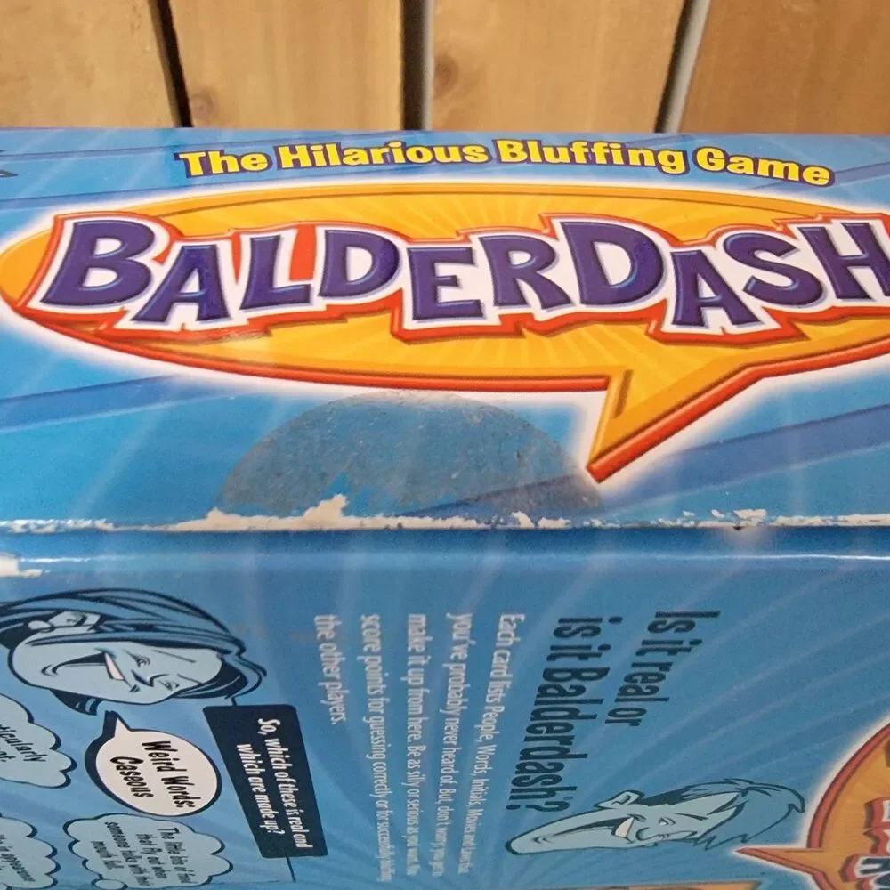 Balderdash Board Game Hilarious Bluffing Game 2009 Mattel Complete